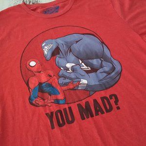 NEW Spider-Man & Venom Red T-Shirt XL Marvel Comic
